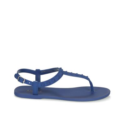 SANDALES ANDRÉ FEMME HADEWIG CAOUTCHOUC BLEU